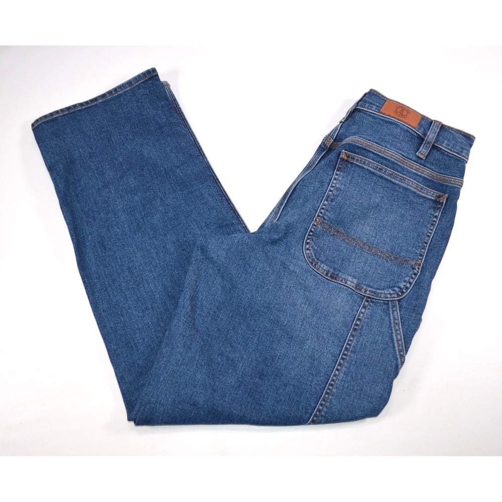 Lands' End x Recover Womens Size 10 Denim Blue Jeans Waist 32" Inseam 30"  Nwt's